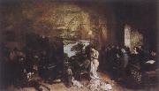 Gustave Courbet The Artist-s Studio Spain oil painting artist
